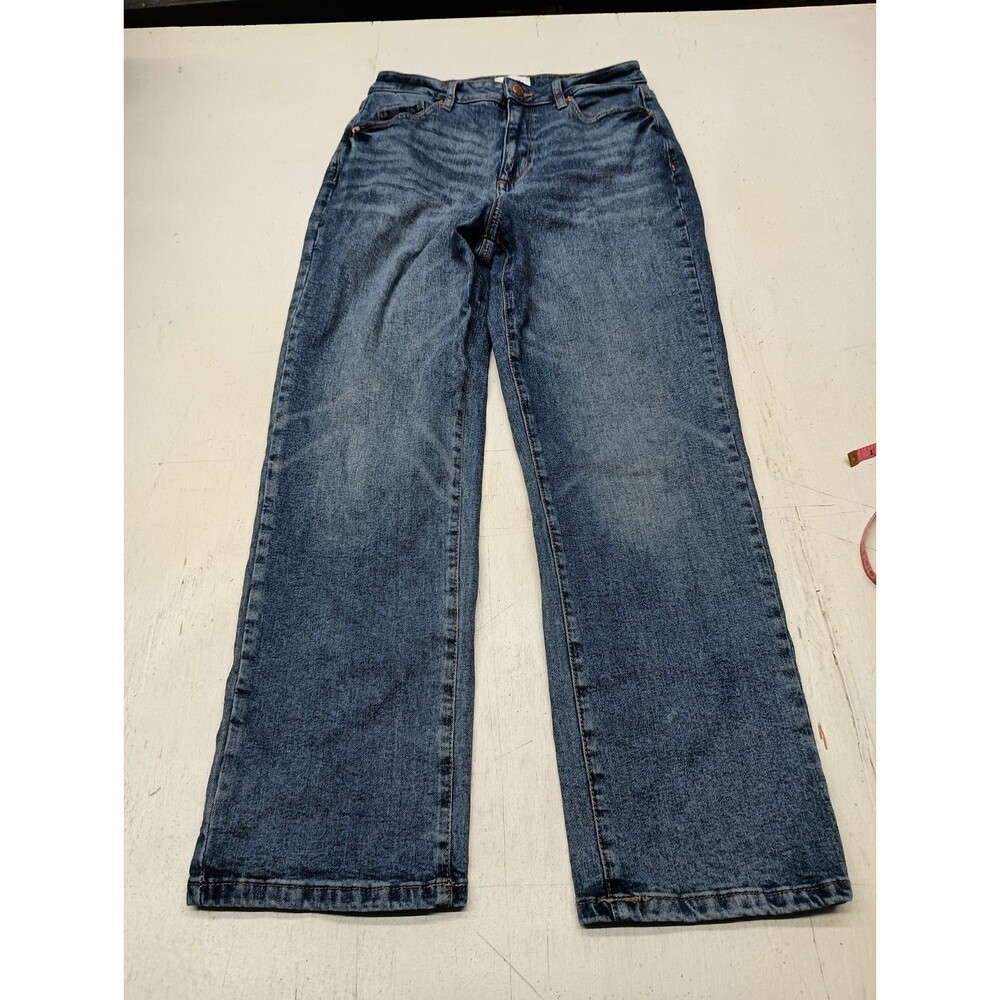 Sonoma Straight Leg Jeans 10R Blue Medium Wash Denim Stretch